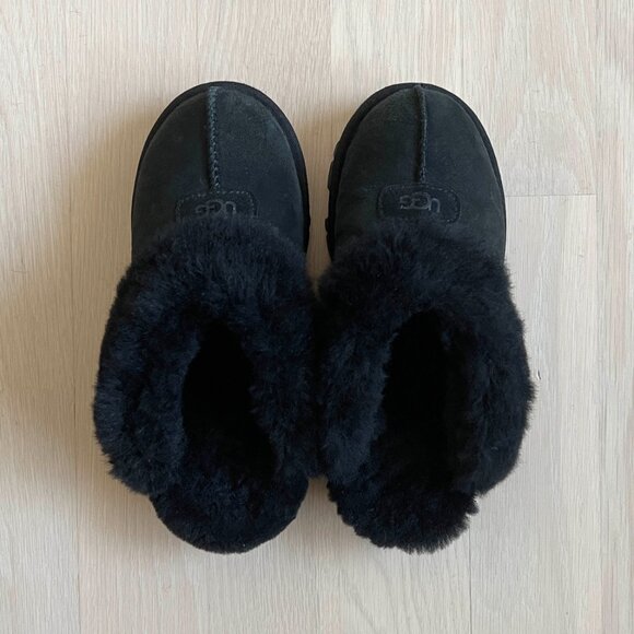 UGG Black Coquette Slippers Size 7 - Picture 3 of 10
